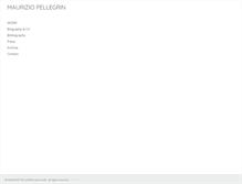 Tablet Screenshot of mauriziopellegrin.com